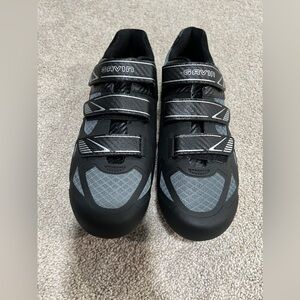 Gavin Indoor Cycling Shoes hook & loop closure size 45 black/gray